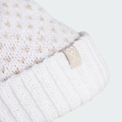 Adidas Knit Pom Beanie Women's (White JL5563)